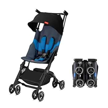 ベビーカー・バギー gb POCKIT AIR ALL-TERRAIN LAGUNA BLUE GB Pockit Air All-Terrain Ultra Compact Lightweight Stroller